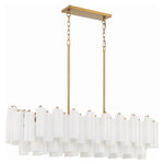 Crystorama Addis Linear Chandelier Gold