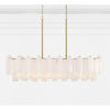 Crystorama Addis Linear Chandelier Gold