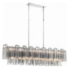 Crystorama Addis Linear Chandelier Polished Chrome