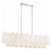 Crystorama Addis Linear Chandelier Polished Chrome