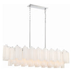 Crystorama Addis Linear Chandelier Polished Chrome