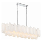 Crystorama Addis Linear Chandelier Polished Chrome