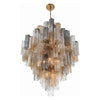 Crystorama Addis Chandelier Gold