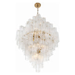 Crystorama Addis Chandelier Gold