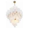 Crystorama Addis Chandelier Gold