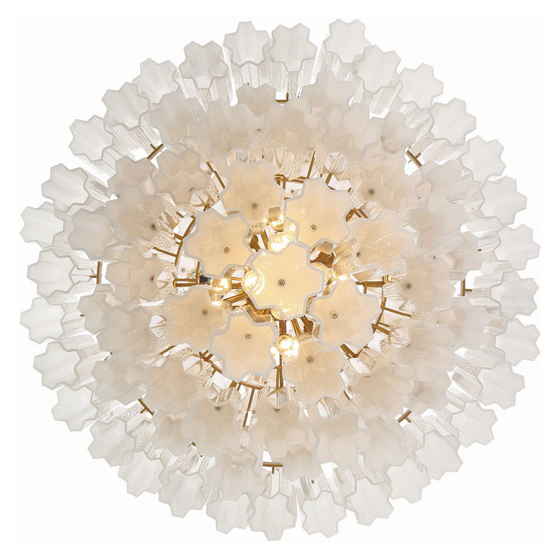 Crystorama Addis Chandelier Gold