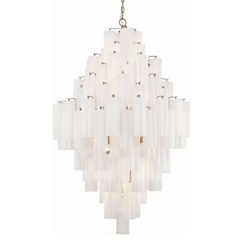 Crystorama Addis Chandelier Gold