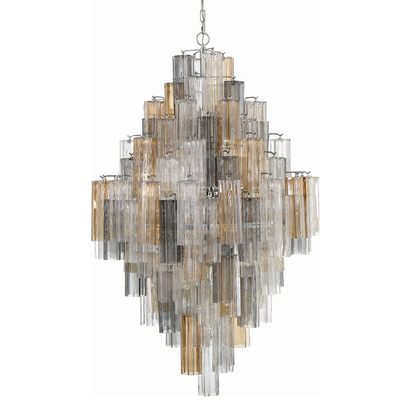 Crystorama Addis Chandelier Polished Chrome