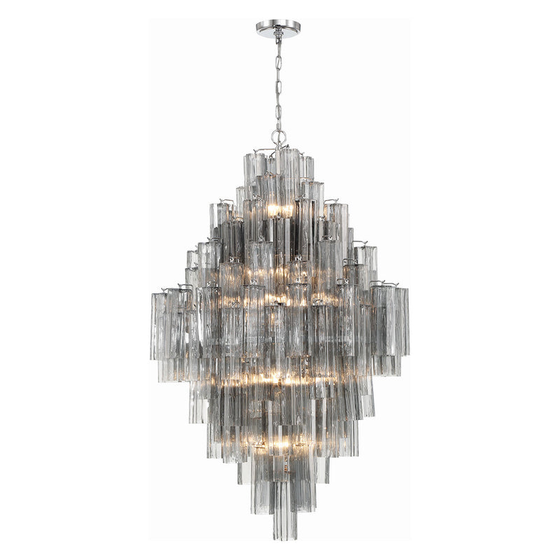 Crystorama Addis Chandelier Polished Chrome