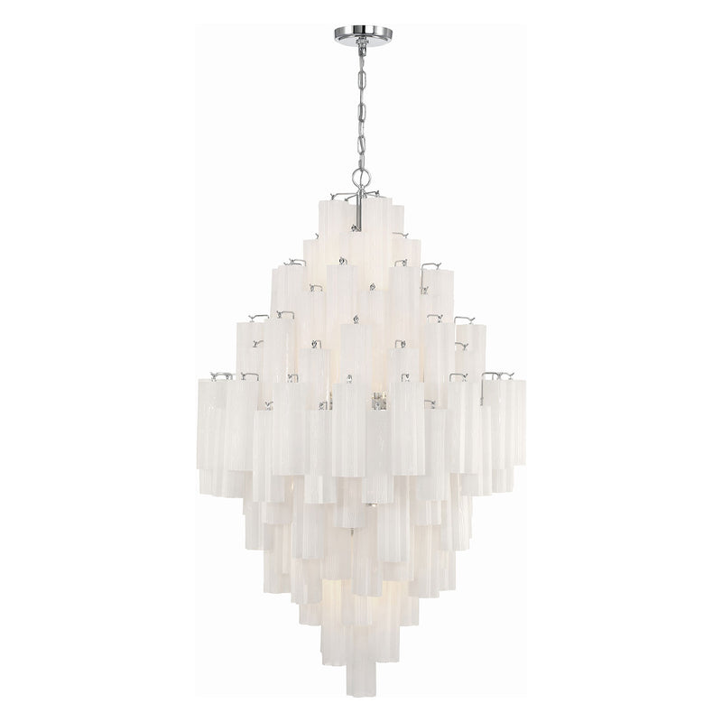 Crystorama Addis Chandelier Polished Chrome