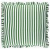 Augusta Thin Green Throw Pillow