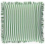 Augusta Thin Green Throw Pillow