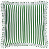 Augusta Thin Green Throw Pillow