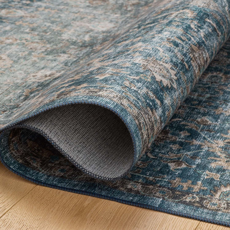 Loloi Anniston Lagoon/Natural Washable Rug