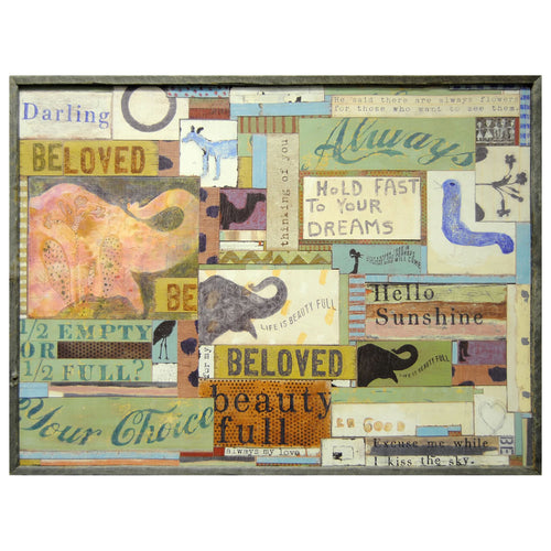 Sugarboo & Co Assemblage Framed Art Print