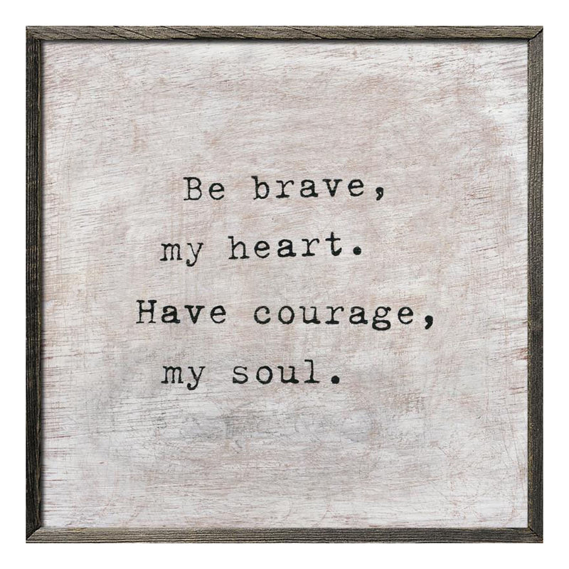 Sugarboo & Co Be Brave Framed Art Print