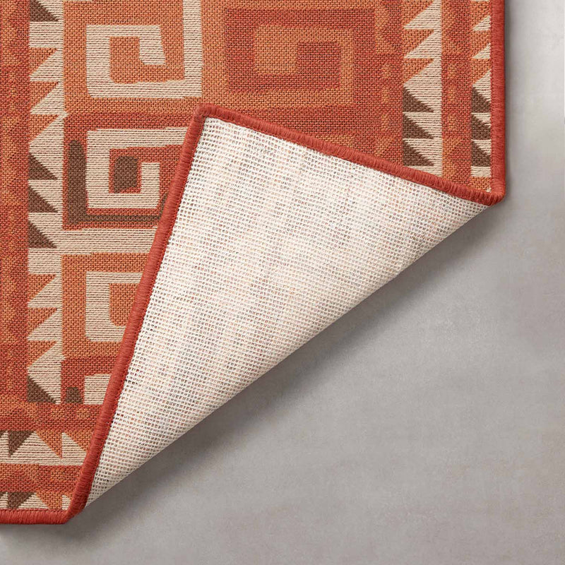 Justina Blakeney x Loloi Ari Outdoor Rug - Spice Ivory