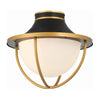 Crystorama Atlas Outdoor Semi Flush Ceiling Mount