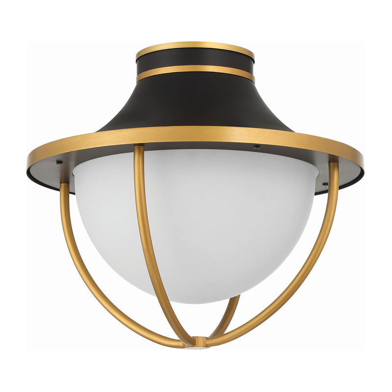 Crystorama Atlas Outdoor Semi Flush Ceiling Mount