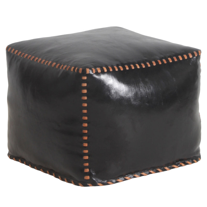 Peninsula Home Square Stitched Ottoman