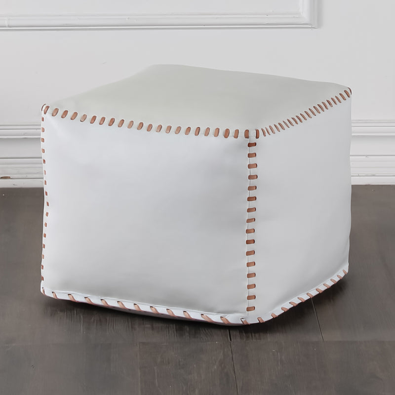 Peninsula Home Square Stitched Ottoman