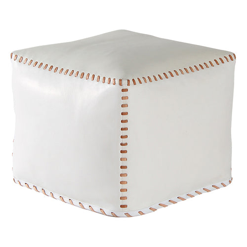 Peninsula Home Square Stitched Ottoman