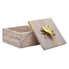 Worlds Away Bee Decorative Box