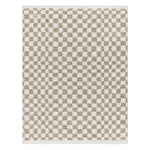 Livabliss Birmingham Checker Shag Machine Woven Rug