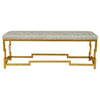 Gold Long Bench