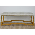 Gold Long Bench