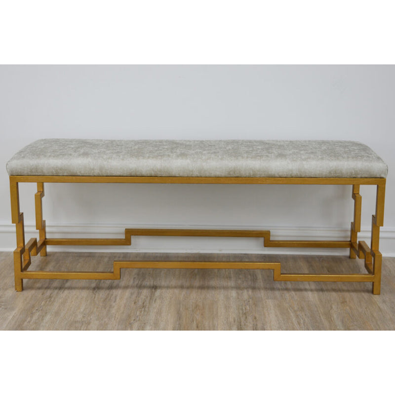 Gold Long Bench