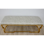 Gold Long Bench