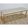 Gold Long Bench