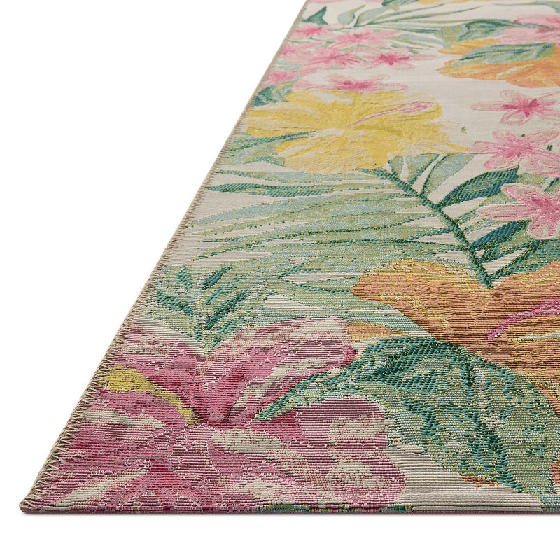 Loloi Botanical Ivory/Sunrise Power Loomed Rug