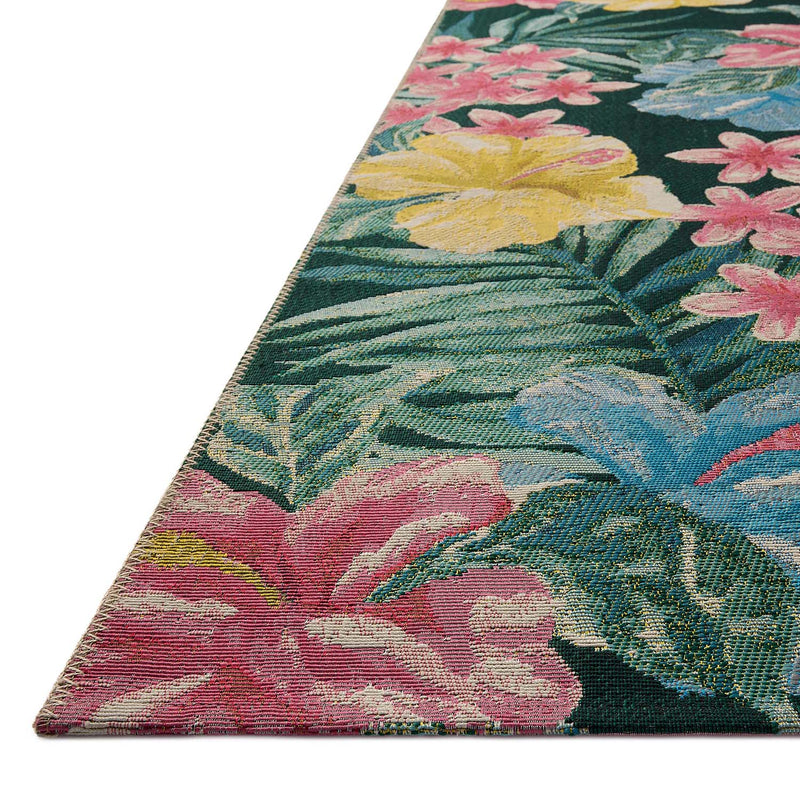 Loloi Botanical Midnight/Multi Power Loomed Rug