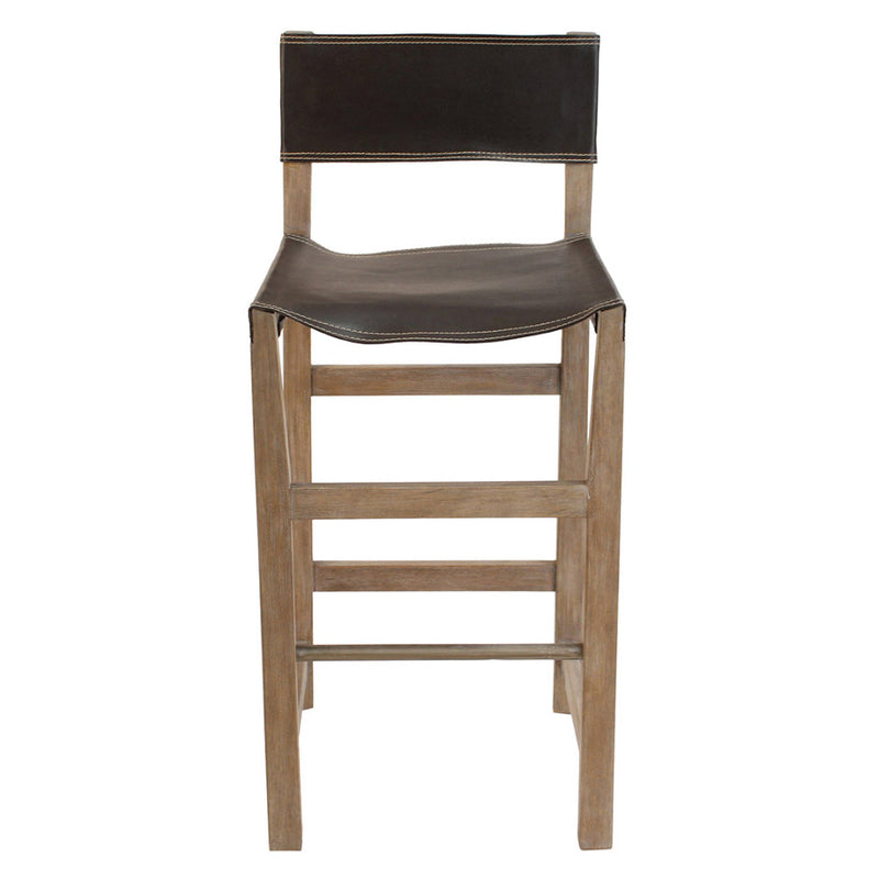 Peninsula Home Taura Single Back Counter Stool Set of 2