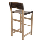 Peninsula Home Taura Single Back Counter Stool Set of 2