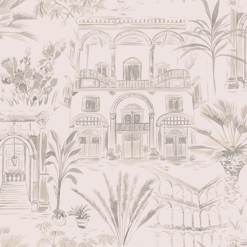 Tempaper & Co Boulevard Toile Non-Pasted Wallpaper