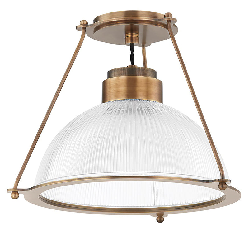 Lauren Liess x Troy Lighting Flint Semi Flush Mount