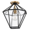 Troy Lighting Moss Semi Flush Mount - Final Sale