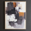 Brown and Black Abstract Framed Artwork