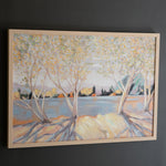 Trees By the Lake Framed Artwork