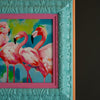 Flamingos Framed Artwork