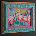 Flamingos Framed Artwork