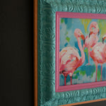 Flamingos Framed Artwork