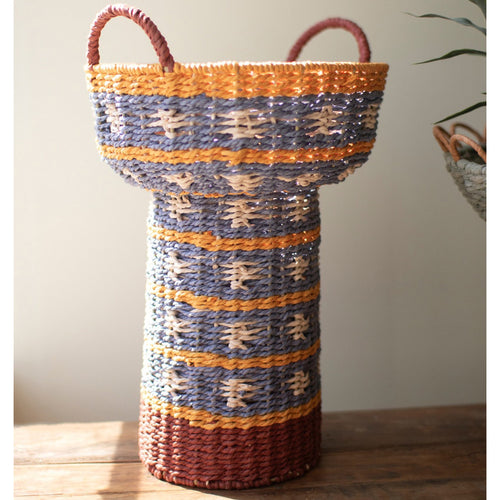Recycled Paper Rope and Iron Compote