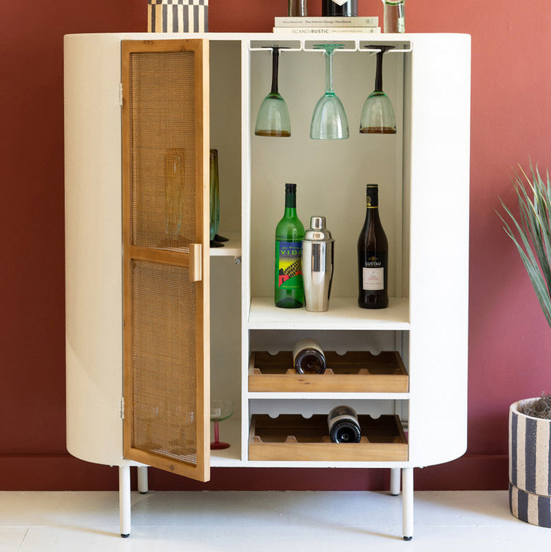 Oval Wine Cabinet