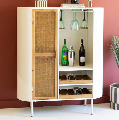 Oval Wine Cabinet