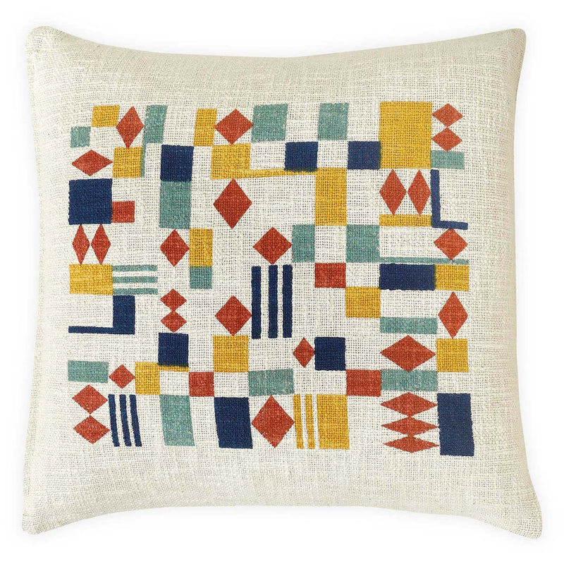 Aakar Tiles Modern Accent Pillow