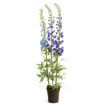 Delphinium Drop-In Faux Plant